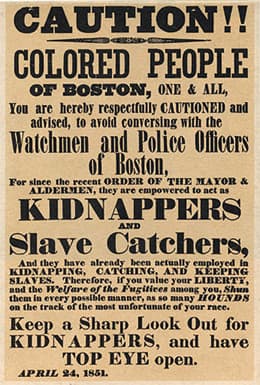 *Caution!! Colored People of Boston*
