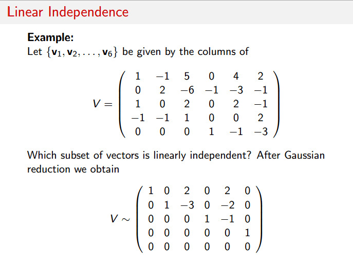 Common Vector Spaces Examples of Vector Spaces | Abstract Linear Algebra I Class Notes ...