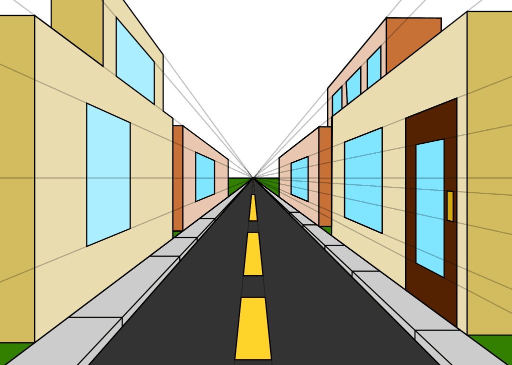 Linear perspective | Drawing I Class Notes | Fiveable