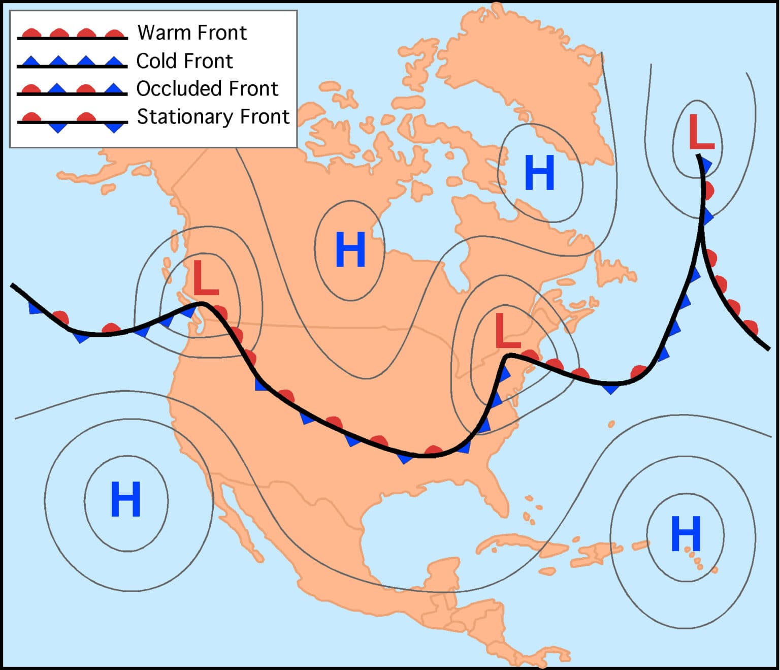 Isoline Map Humidity Weather map analysis and interpretation | Meteorology... | Fiveable